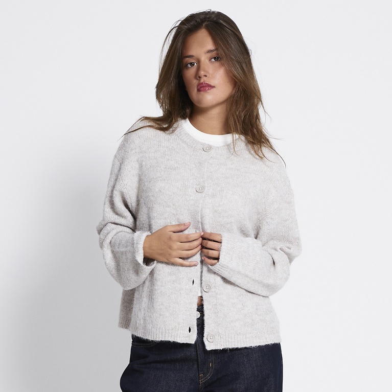 Knit cardigan "Alva" Light Beige